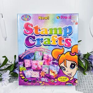 Vintage Lisa Frank Stamp Crafts Milleny M Diva Foam Stamps Beads Ribbon